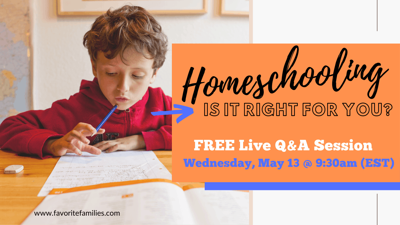 young boy doing homework with text overlay is homeschooling right for you